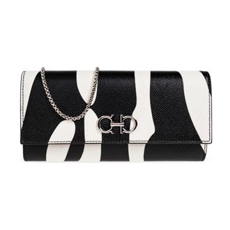 Ferragamo Dames, Accessoires, Zwart, Maat: ONE Size Leer