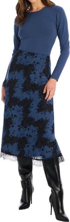 Allison New York Solid Rita Top In Blue