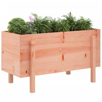 Berkfield Home Garden Raised Bed 101x50x57 cm Solid Wood Douglas in Light Brown | Size: 101 x 50 x 57 cm