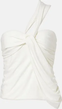 SIMKHAI Draped jersey top