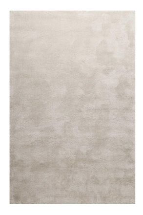 Homie Living Alfombra de pelo largo extrasuave beige 80x150
