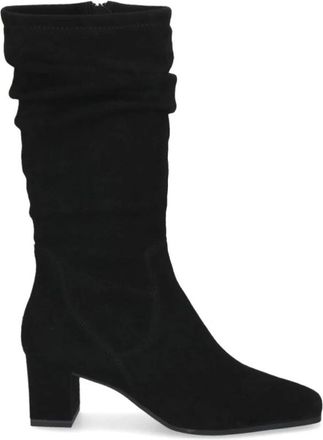 Caprice Lange Laarzen - Dames - Laarzen met Hak - Zwart - 41 EU - Schoenen