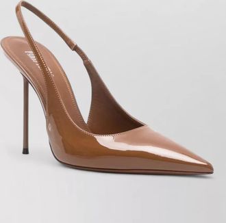 PARIS TEXAS mid heel pumps pointed toe stiletto patent