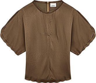 Isabel Marant Green Karlita Blouse