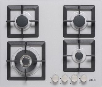 Elleci Elleci Plano 60 M79 Aluminio Empotrable 60 Cm Gas 4 Quemador(es)