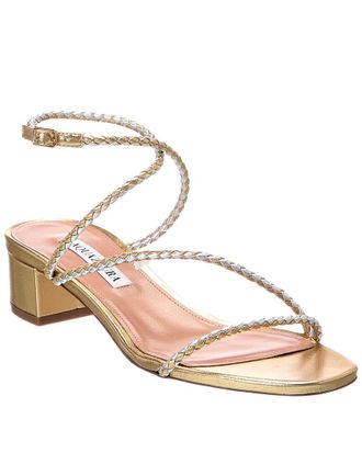 Aquazzura Luca 35 Leather Sandal