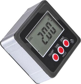 OEM Goniometro Orizzontale, Goniometro Digitale, Inclinometro, Livella Elettronica, Strumenti Di Misurazione Con Base Magnetica, Nero -crezuo