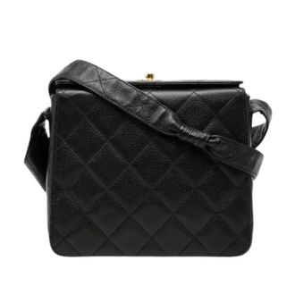 Chanel Pre-owned Box Bag - Dames - Pre-owned - Zwart - Maat: ONE Size Leer