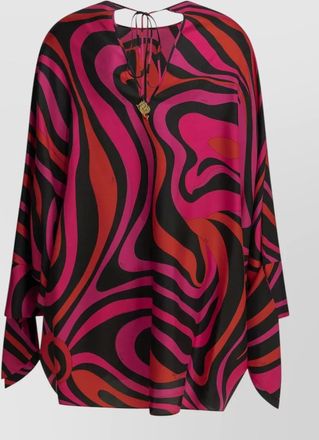 Pucci silk short kaftan dress