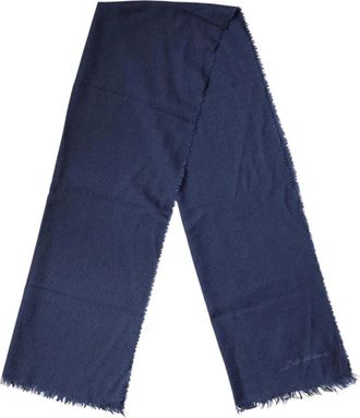 Dolce & Gabbana Cashmere Sjaal Nekwikkel Stola - Heren - Wintersjaals - Blauw - ONE Size - Accessoires