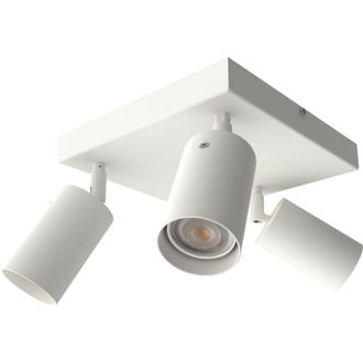 Lumicom Form q Plafoniera, 3X GU10, max 33W, metallo, bianco opaco, 30x30cm - Lumicom