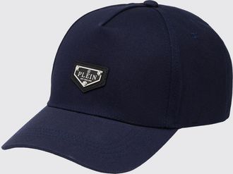 Philipp Plein Cappello da baseball in cotone con logo frontale a contrasto