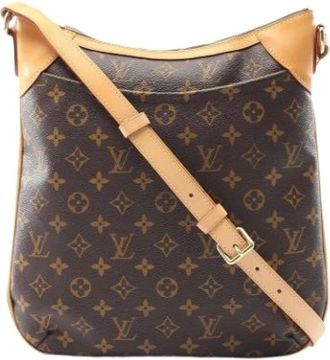 Louis Vuitton Pre-owned Cross Body Bags, female, Brown, Size: ONE SIZE Pre-owned Canvas Cross Body Bag