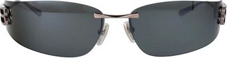 Balenciaga Bb0484S Zonnebril - unisex - Accessoires - Grijs - Maat: ONE Size