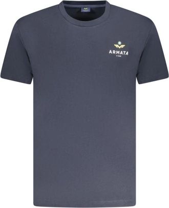 Armata Di Mare Blauw Katoenen T-Shirt - Heren - T-shirts - Blauw - M - Katoen - Tops