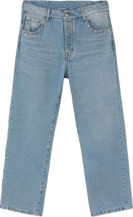 Gimaguas Tachas studded-embellished trousers - women - Cotton/Lyocell - 40 - Blue