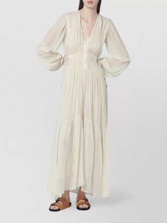 Isabel Marant briane long dress flowing silhouette