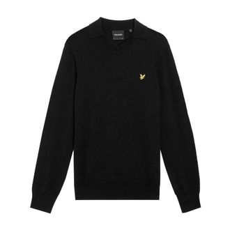 Lyle & Scott Heren, Truien, Zwart, Maat: 2XL Katoen