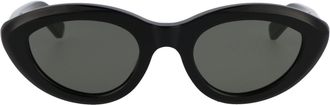Retro Superfuture Sunglasses W4 A Black