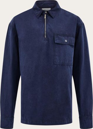 Ferragamo Uomo Camicia utility Blu