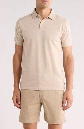 Bonobos Slim Fit Stretch Cotton Knit Polo in Cream Heather at Nordstrom Rack, Size Xx-Large