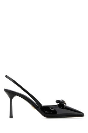 Prada Black leather pumps