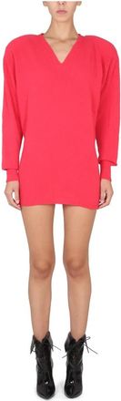 Philosophy di Lorenzo Serafini Gebreide Mini-jurk - Dames - Kleedjes - Roze - XS - Kleedjes