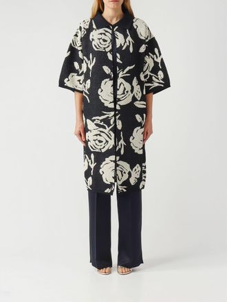 Liviana Conti Cappotto Andrew Liviana Conti in misto viscosa con motivo jacquard