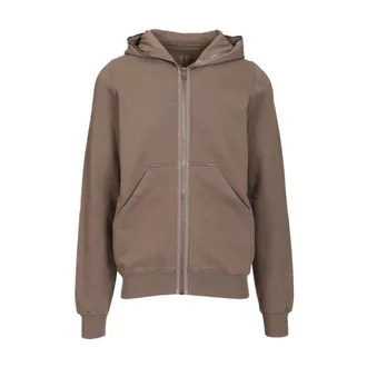 Rick Owens Heren, Sweatshirts & Hoodies, Bruin, Maat: M Katoen