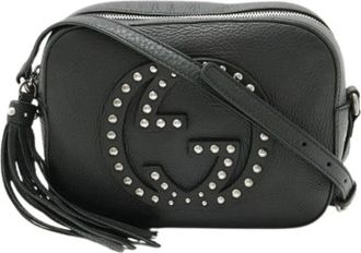 Gucci Pre-owned Cross Body Bags, female, Black, Size: ONE SIZE Pre-owned Vintage Cross Body Bag
