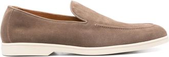 Doucal's Brown Suede Loafers