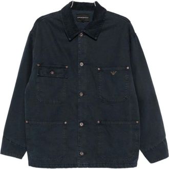 Emporio Armani Light Jassen - Heren - Zomerjassen - Blauw - XL - Jassen