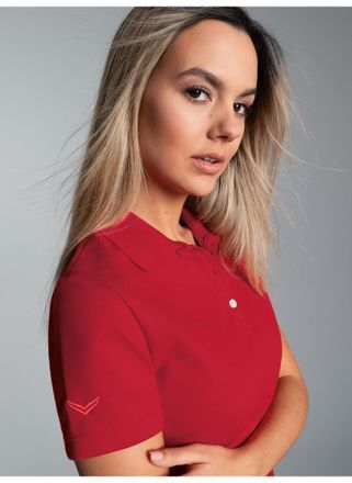 Trigema Poloshirt TRIGEMA TRIGEMA Poloshirt, Damen, Gr. XXL, braun (kirsch), 100% Baumwolle, Basic, Shirts Poloshirt