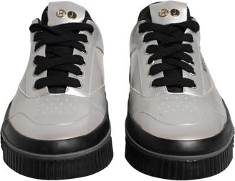 Hide & Jack Metallic Low Top Lace Up Sneakers Mens Shoes (Pre-Owned)
