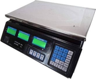 Trade Shop Trade Shop - Balanza Electr&oacute;nica De Sobremesa Pesa Hasta 40 Kg Pantalla Lcd Retroiluminada