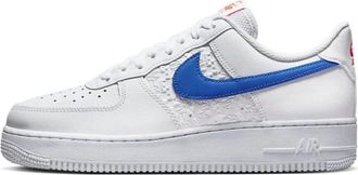 Nike Fitness, Heren, Wit, 44 EU, Leer, Air Force 1 07 Low Embossed Hoops