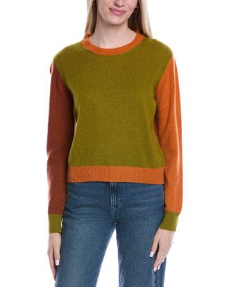 Brodie Colorblocked Wool & Cashmere-Blend Sweater