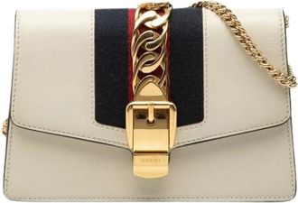Gucci Pre-owned Cross Body Bags, female, White, Size: ONE SIZE Pre-owned Crossbody Bag