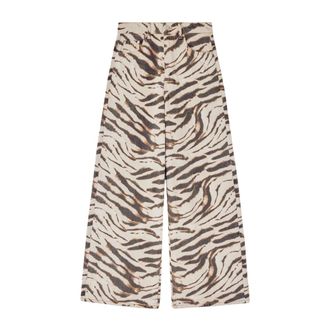 Ganni Lari Wide Jeans - Trousers - Mujer - Multicolor - W30