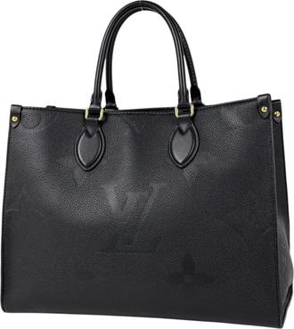 Louis Vuitton Black Noir Monogram Empreinte Tote Bag (Pre-Owned)
