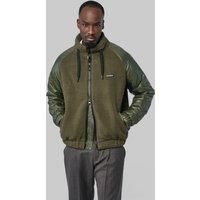 Flaneur Frosted Badge Fleece & Nylon Jacket