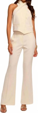 Ramy Brook Orian Flare Leg Pants In Ivory