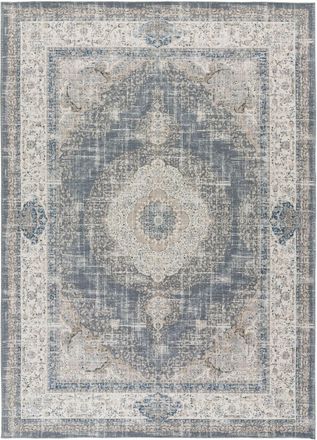 Atticgo Alfombra lavable vintage gris 140x200 cm