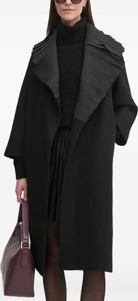 Sandro Ferrone Cappotto con cintura - Nero