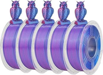 OEM Filamento Para Impresora 3d, Bicolor, Tricolor, Skdc Rojo Y Azul