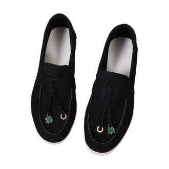 Generic Loafers for Women Solid Color Canvas Shoes Slip-on Comfy Walking Shoes Lightweight Breathable Flat Trainer Wide Fit Trainers Non Slip Work Shoe Barefo