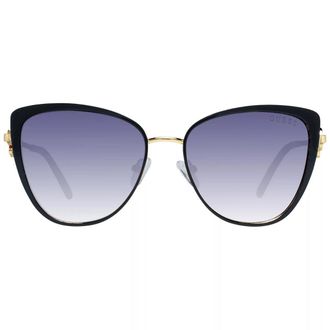 Guess Shiny Black Frame Gold Legs Zonnebril