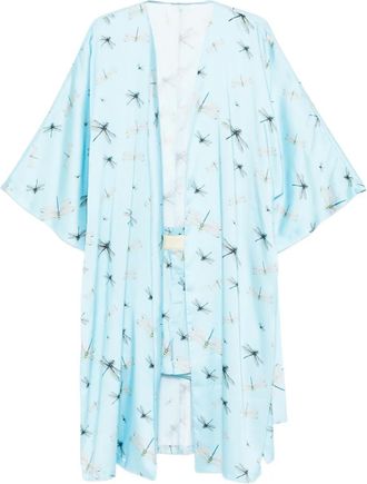 Parlor Set met libelle print - Blauw