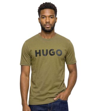 HUGO BOSS Green Regular Logo Shirt