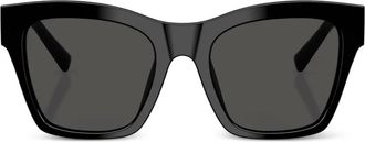 Dolce & Gabbana Eyewear square-frame sunglasses - women - Acetate - 53 - Black